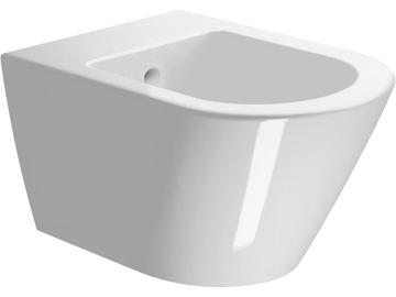 KUBE X 50/F - Wall-hung ceramic bidet with overflow by GSI ceramica - view 2